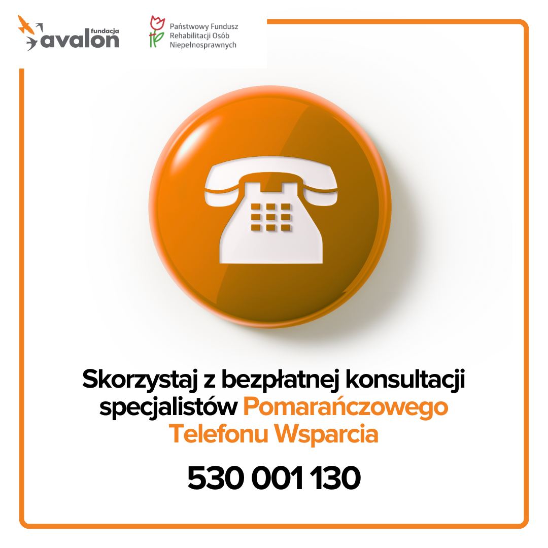 Skorzystaj z bezpłatnej konsultacji specjalistów Pomarańczowego Telefonu Wsparcia